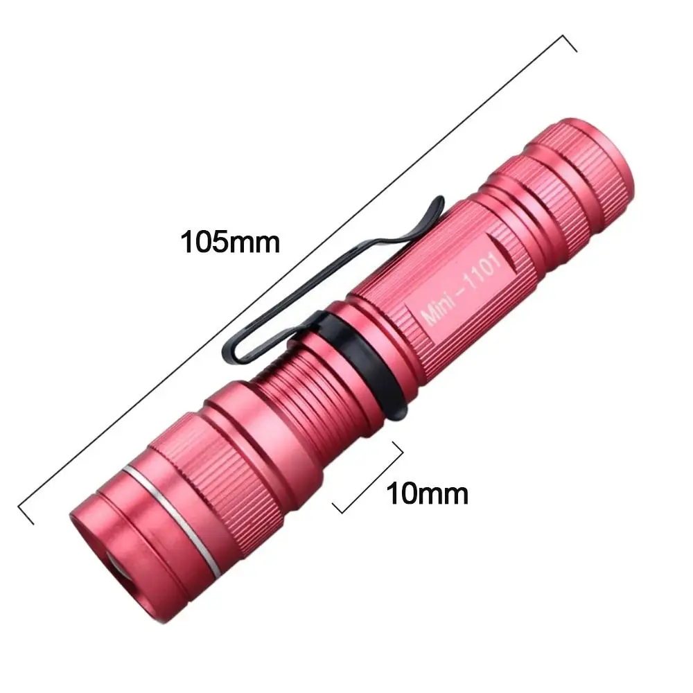Super Bright For Hiking Cycling Zoomable Waterproof Lamp Mini Flash Light Led Flashlight Torch Light