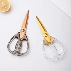 1PC Acrylic Crystal Scissors Kitchen Fish Cutting Meat Vegetables Home Art Sewing Cloth Leather Paper Tailor Office Garden New
