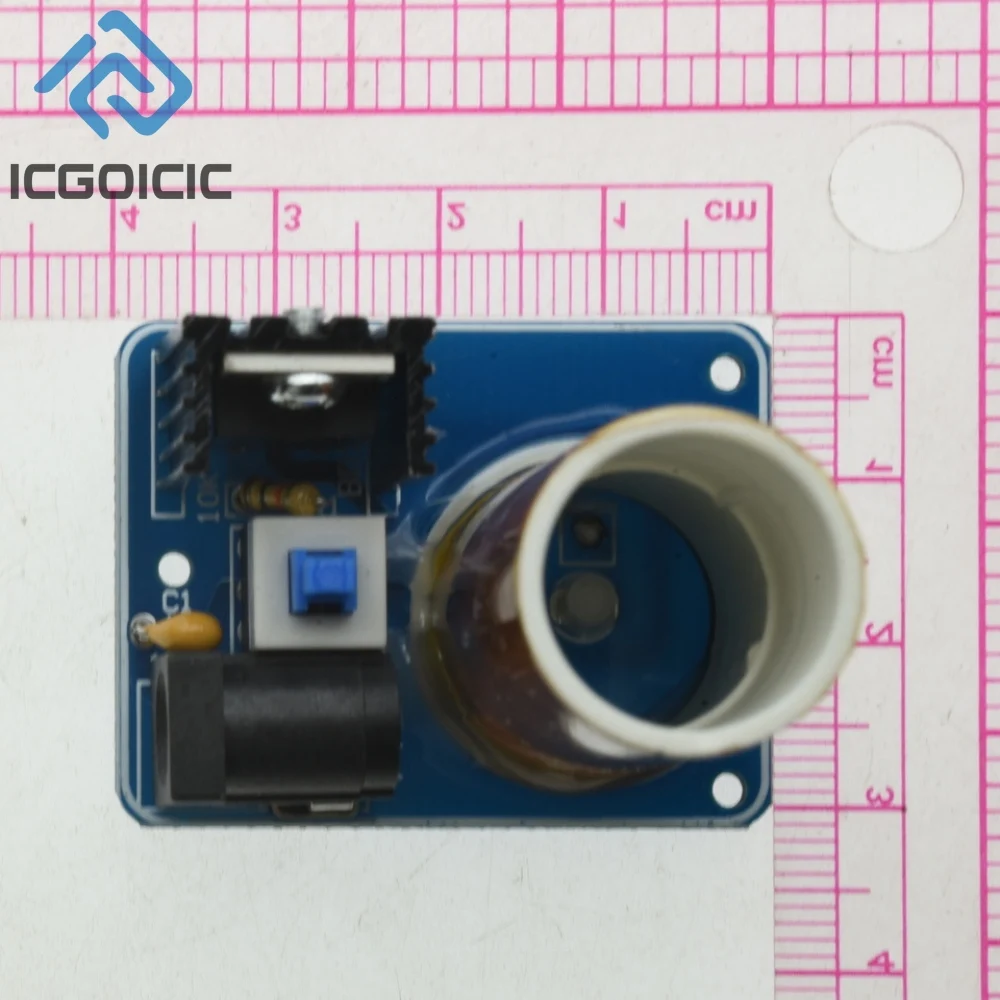 مجموعة لفائف تسلا الصغيرة الدعائم السحرية لتقوم بها بنفسك أجزاء أضواء فارغة تكنولوجيا إلكترونيات ذاتية الصنع