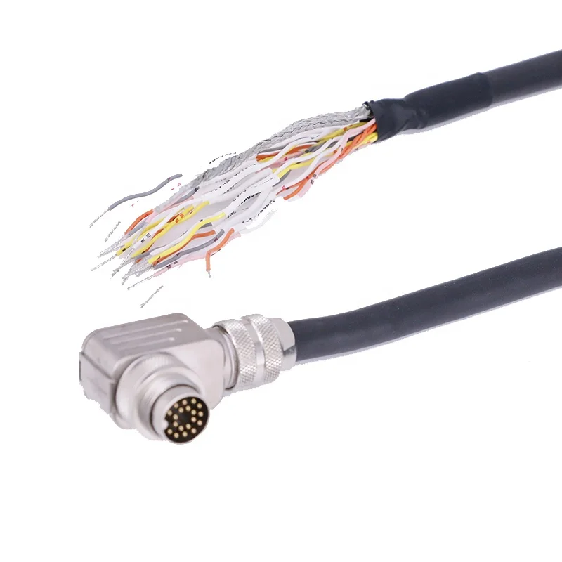 كابلات الصناعة LMI ذكر 19pin كابل مستشعر 3m تطبيق الكاميرات الصناعية للاستخدام الإلكتروني