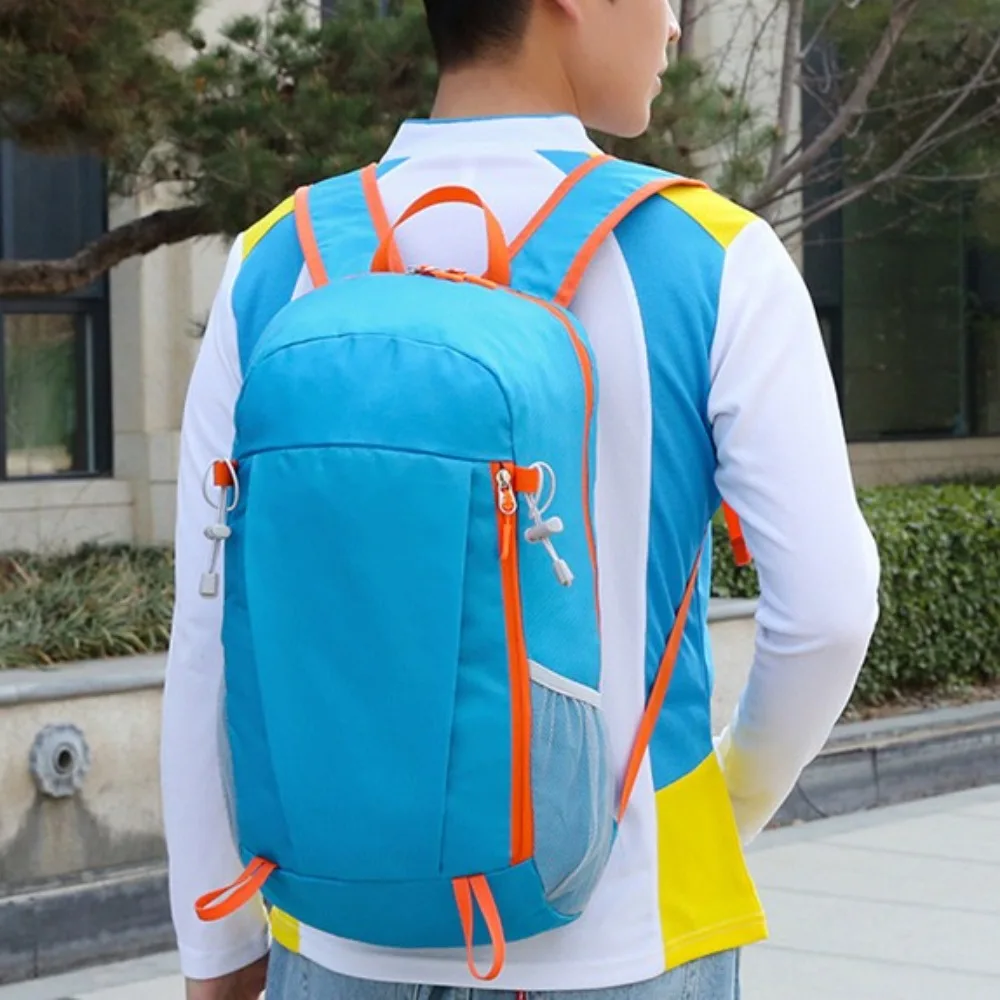 Packable Nylon Foldable Backpack Polyester Durable Travel Daypack Elastic Rope Large Capacity Mountaineering Bag School