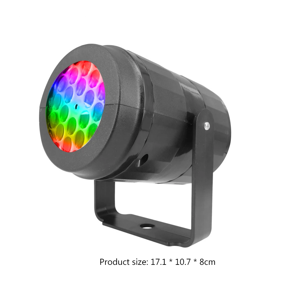 โคมไฟแบบไดนามิกหมุนได้สำหรับไฟฉายเลเซอร์คริสต์มาสห้องนอนนำมาใช้ใหม่สีสันสดใสสำหรับเวทีปาร์ตี้ในร่มเครื่องประดับปีใหม่1-2ชิ้น