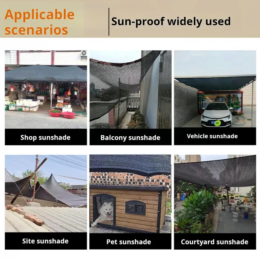 

Sunblock Netting Durable Outdoor Shade Cloth for Sun Easy Installation Canopy Netting for Vegetable for Plants