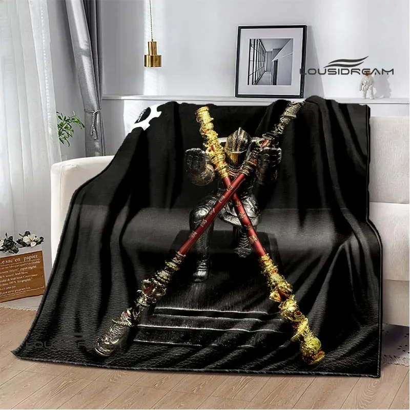 

3D game Black Myth: WuKong blankets picnic blanket Warm Flannel blanket Soft and comfortable blanket bed linings Birthday Gift