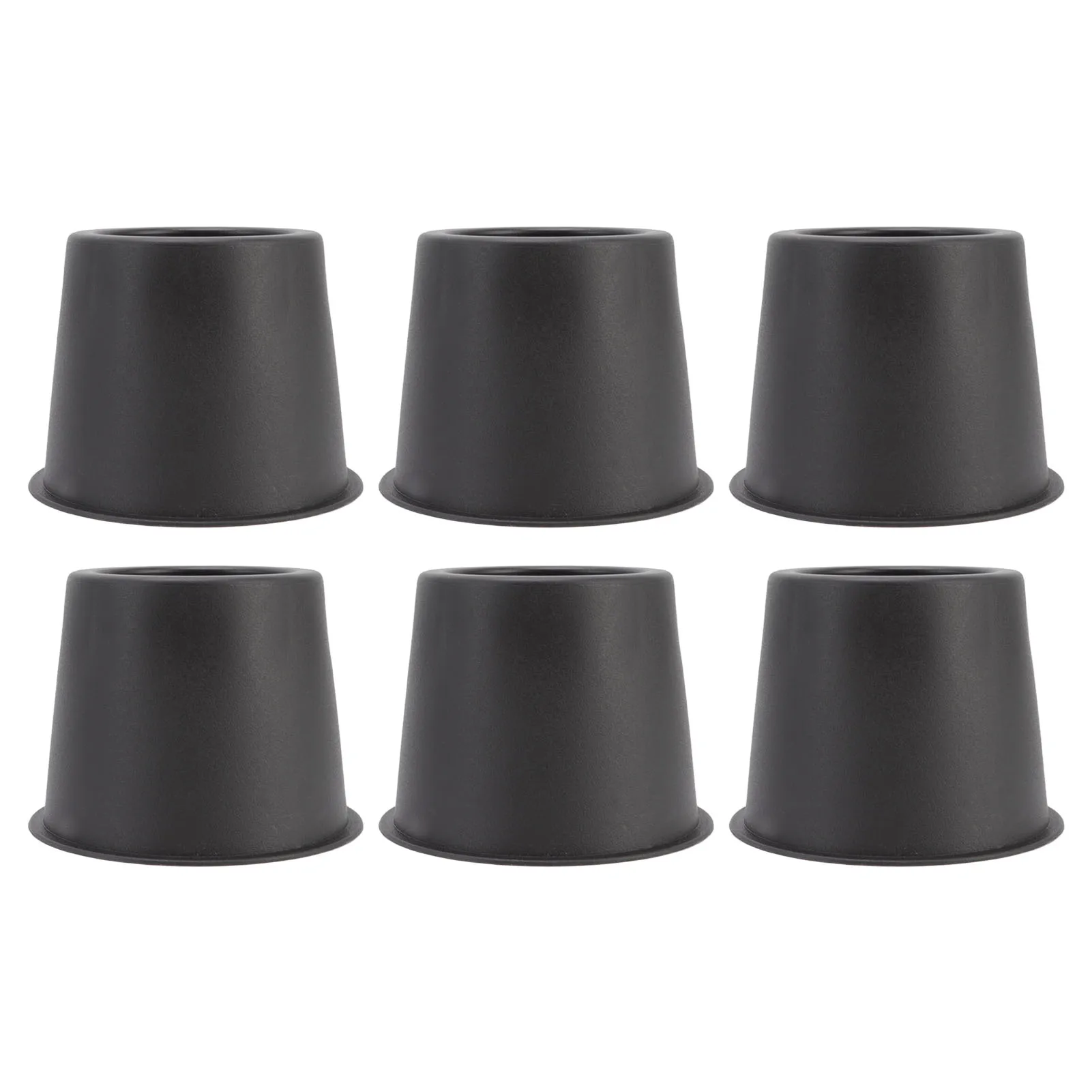 

6Pcs Anti Vibration Pads Sofa Feet Pad Furniture Riser Mat for Table Cabinet Bed 3in Black Round Cabinet Feet Mat Sofa Feet Pad