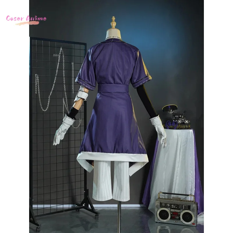 Identity V Ganji Gupta Batter Косплей Костюм BLK Униформа Хэллоуин Карнавал Вечеринка Рождественская Игра Ролевая Одежда Одежда