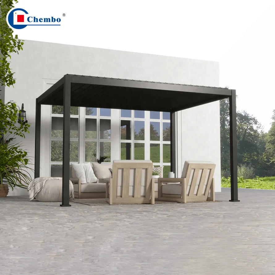 

Electric Metal Framed Arches Arbors Pergolas Aluminium Bioclimatic Pergola Manufacturers Outdoor