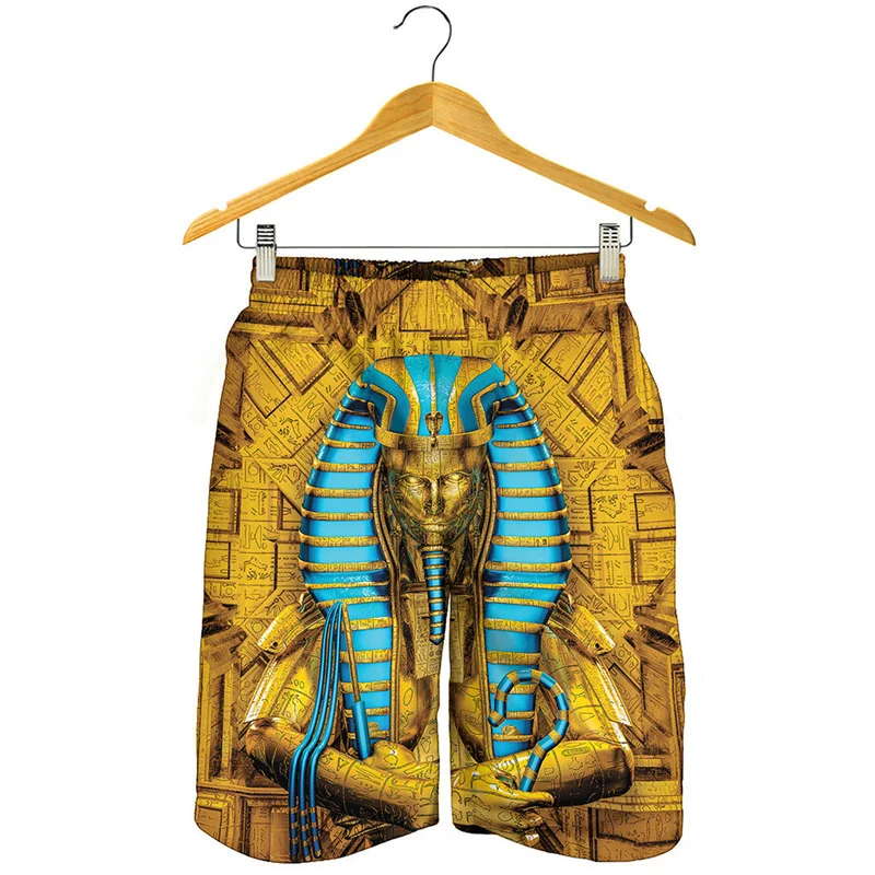 Calções de praia com padrão tribal africano masculino, calções de surf legais, calções estampados em 3D, calças curtas de rua verão, venda quente