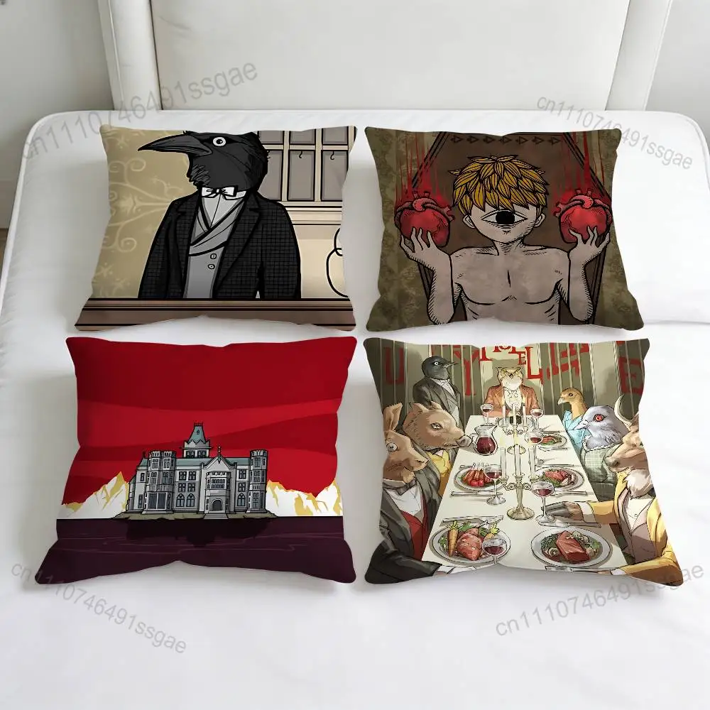 

Game R-Rusty Lake Square Pillow Cover Decorative Throw Pillow Case for Sofa Couch Bed Home Car Living Room Decoration