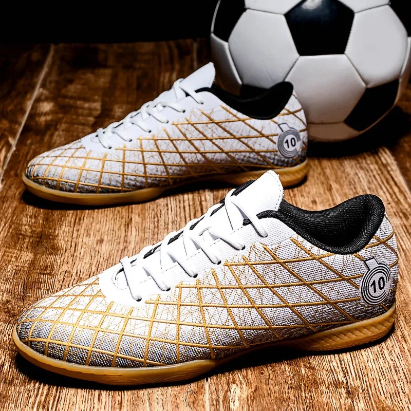 

2025 Лидер продаж, высококачественные мужские и женские футбольные бутсы, дышащая и гибкая спортивная обувь, уличная обувь для ногтей на шнуровке