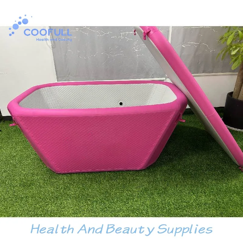 Coofull Competitive Price DWF Recovery Muscles Therapy Bathtub Inflatable Cold Plunge Ice Bath Tub System