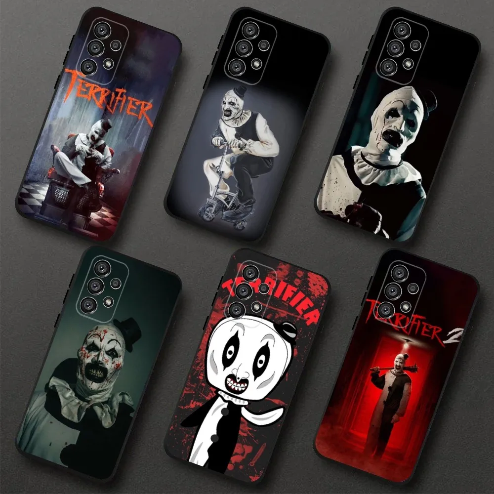 Horror Movie T-Terrifier 2 Phone Case For Samsung Galaxy A20,A21s,A22,A31,A32,A52,A53,A72,73,A80,A91 Soft Black Cover