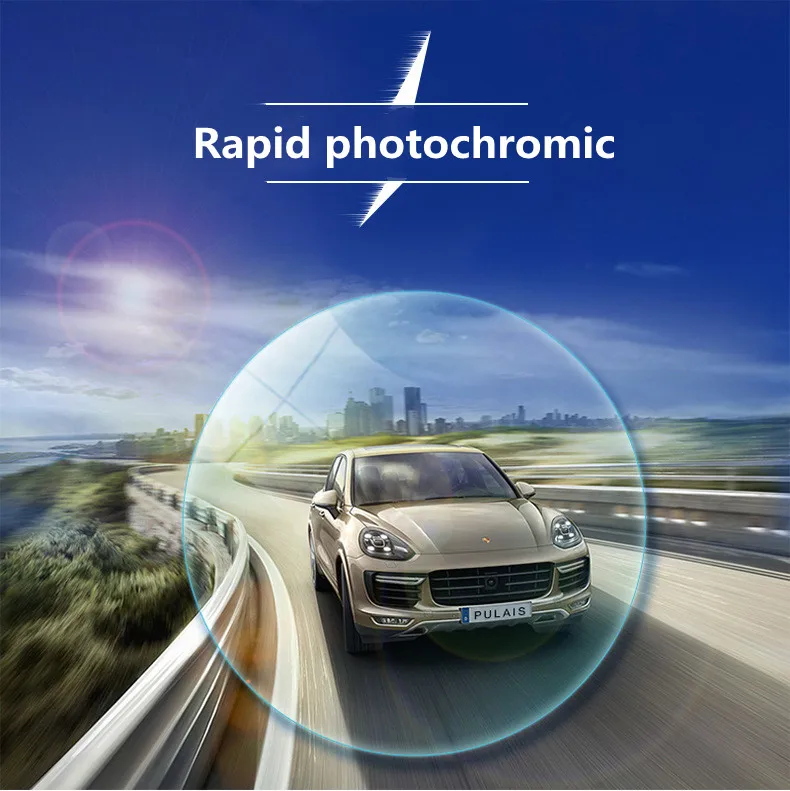 1,56 1,61 1,67 Anti Blue Ray Und Photochrome Brille Objektiv Optische Verordnung Objektiv Computer Lesen Objektiv Myopie Und Hyperopie – Detail 5