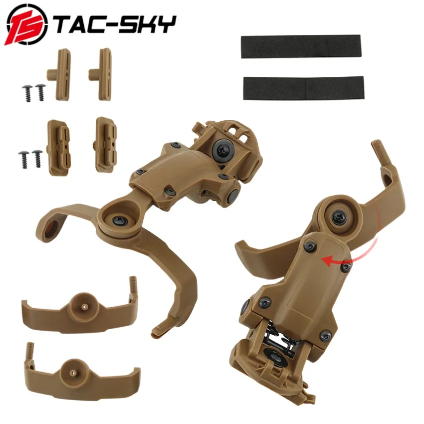 

TAC-SKY Tactical ARC Rail Adapter with Weny, Mlok Rail Accessories for Tactical Helmets Compatible with COMTAC Shooting Headset