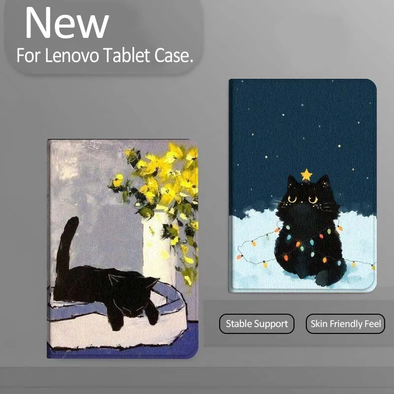 

Популярный креативный чехол с котиками для планшетов Lenovo Xiaoxin Tab Pad K11, K10, M10, P11 3rd Plus Pro, Legion Y700, Y900 Gen4, 2-го поколения. Подарок.