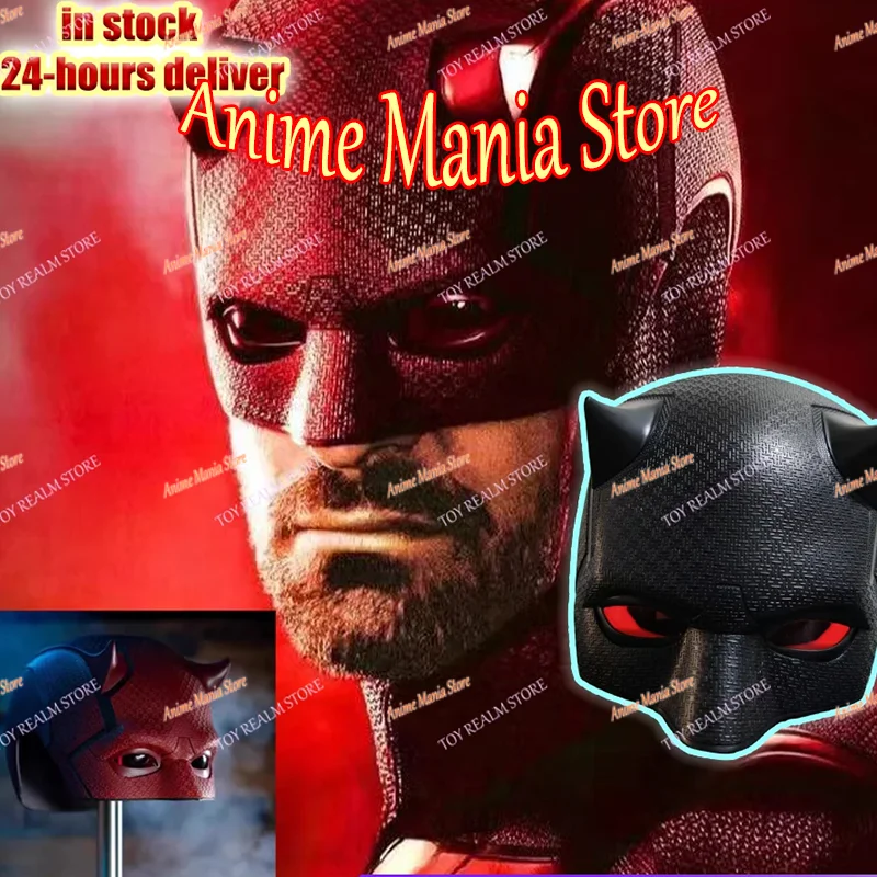 

In Stock 1:1 Premium Daredevil Helmet - Rebirth Season 2 Matt Murdock Movie Accurate Replica, for Cosplay Role-Playing Halloween