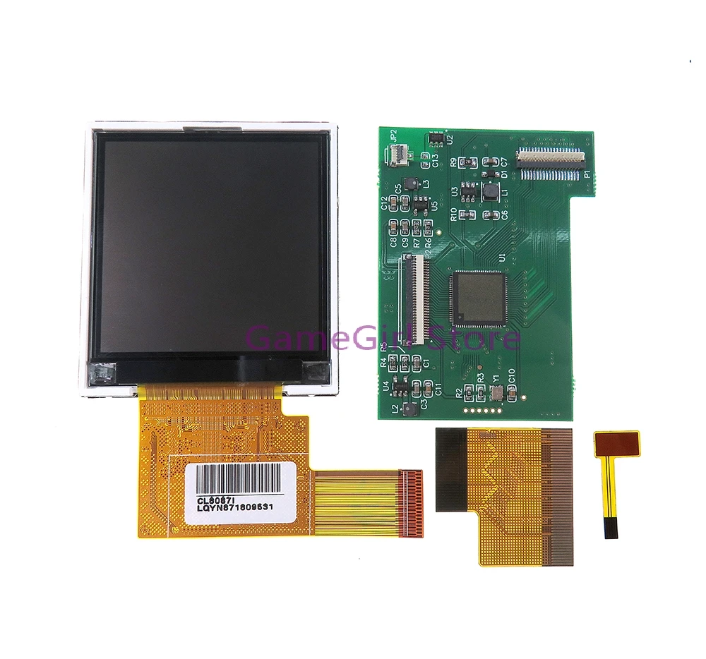 1set For Gameboy GBC 2.2inch 5 Segments Adjustable Highlight Backlit Brightness Screen Modification Kit