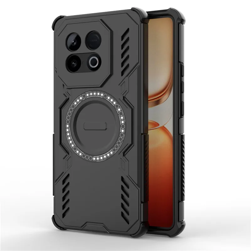 For ViVo iQOO Z10 Turbo Case Cover Heat Dissipation Magnetic