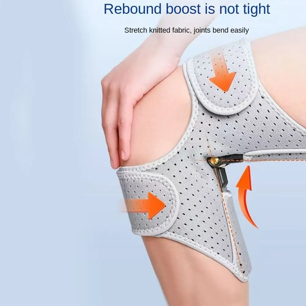 Stabilizer Joint Support Knee Pad Breathable Adjustable Strap Knee Compression Sleeve Spring Loaded Knee Support Brace