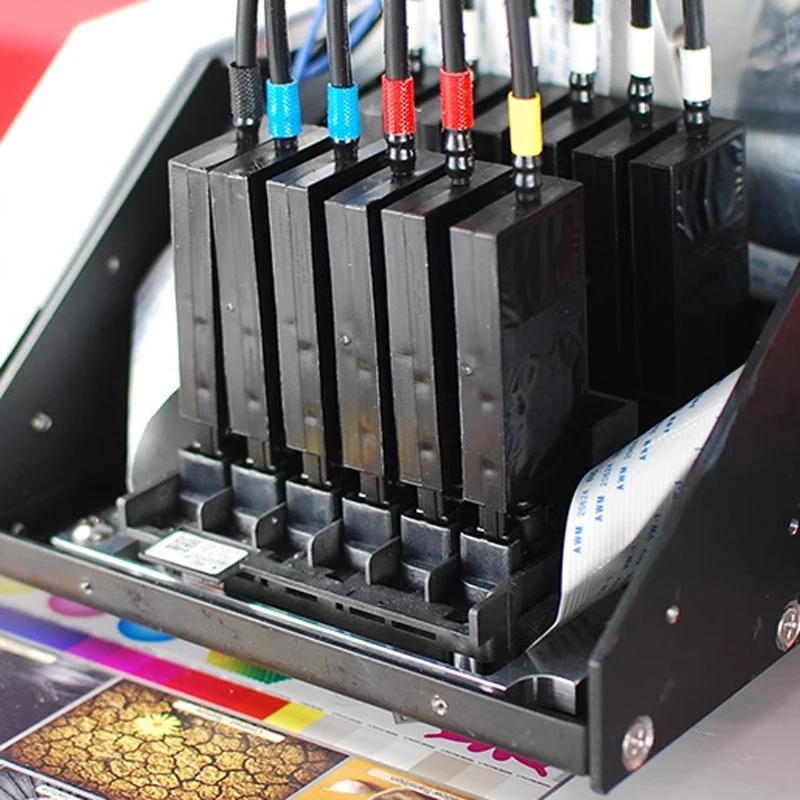 A3UV-DJ UV Bottle Printing For Phone Case Glass Wood Acrylic A4 UV Flatbed Printer Sticker Label Printer UV Printer