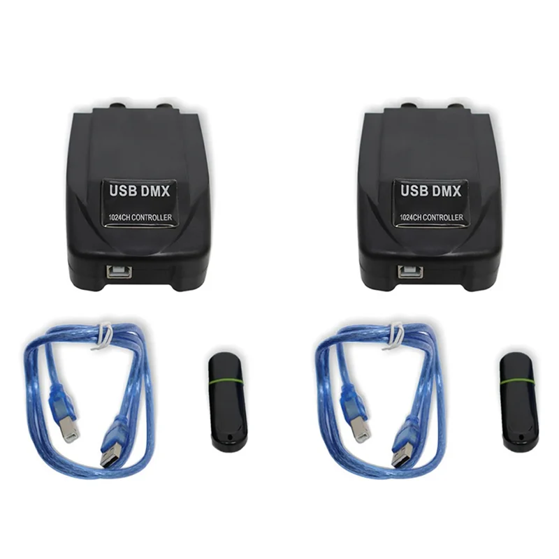 A25P 2X Bühnenbeleuchtung Controller Martin Light Jockey USB DMX Schnittstelle 1024 Kanal Software USB DMX PC 3D WIN7 WIN10,3Pin