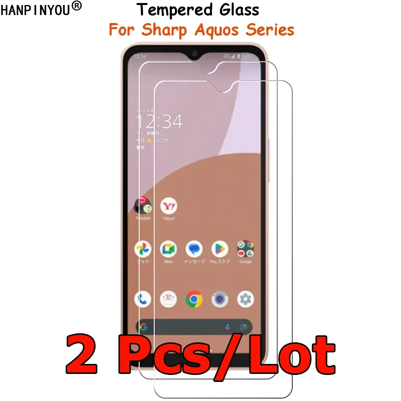 2 Pcs/Lot For Sharp Aquos wish4 SH-52E SH-M27 Tempered Glass Screen Protector Explosion-proof Film Guard