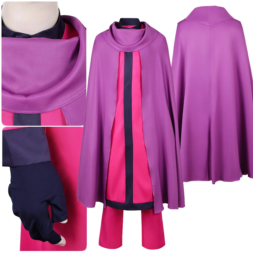 

Supervillain Magneto Cosplay Fantasy Clothing Cartoon X Men Costume Disguise Halloween Adult Male Roleplay Fantasia Party Outfit