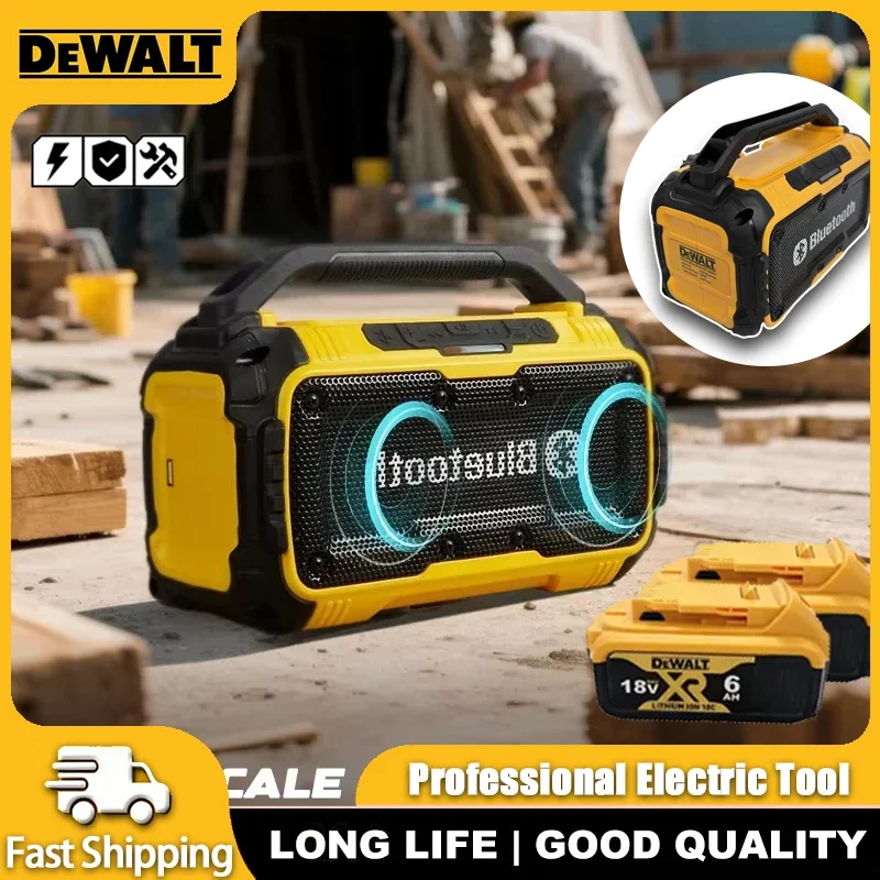 

Dewalt Hot Portable Speaker Wireless Bluetooth-compatible Subwoofer Outdoor Construction Site Waterproof Loudspeaker Stereo Tool