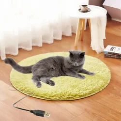 Pet Heating Pad, Super Soft Indoor Heating Blanket, Electric Heating Pad, Overheat Protection for Puppies and Cats