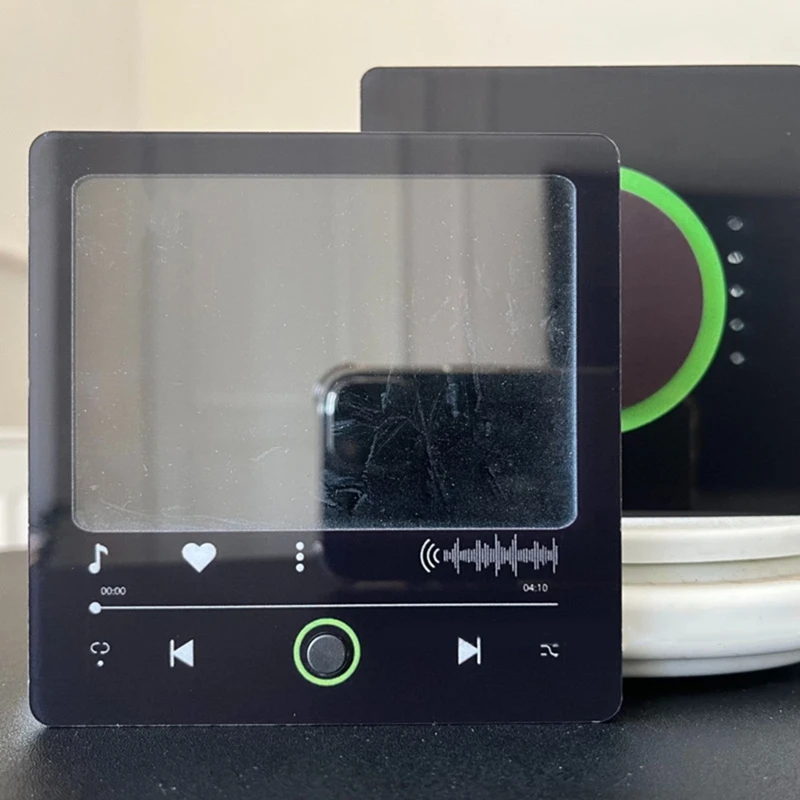 Photo Music Box Fridge Stickers Customized Music Fridge Stickers Replaceable Photo Anniversary Gift Couple Present