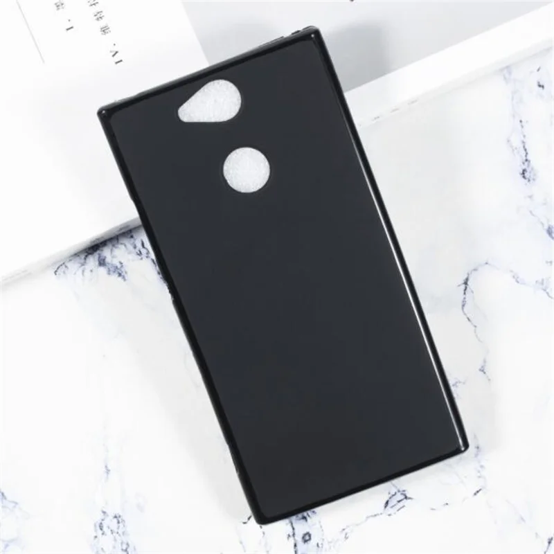 Case Soft Ultra Thin Silicone Black TPU Case Cover For Sony Xperia XA2 H3113 H3123 H3133 H4113 H4133 Silicone Phone Cover