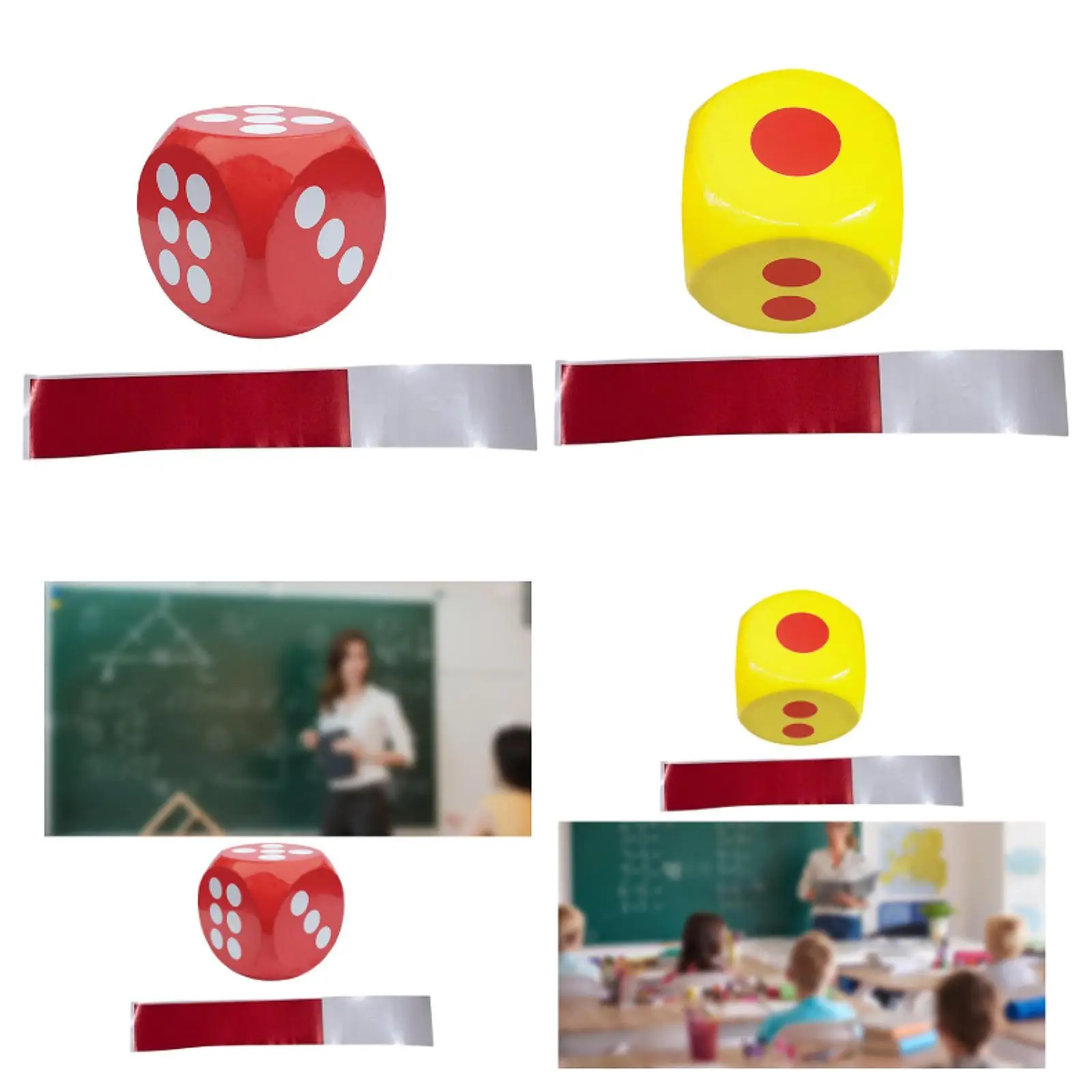 Foam Dice Teaching Aids Develop Intelligence Early Math Skills Stem Learning D6 for Boys and Girls Party Favors Playing Games