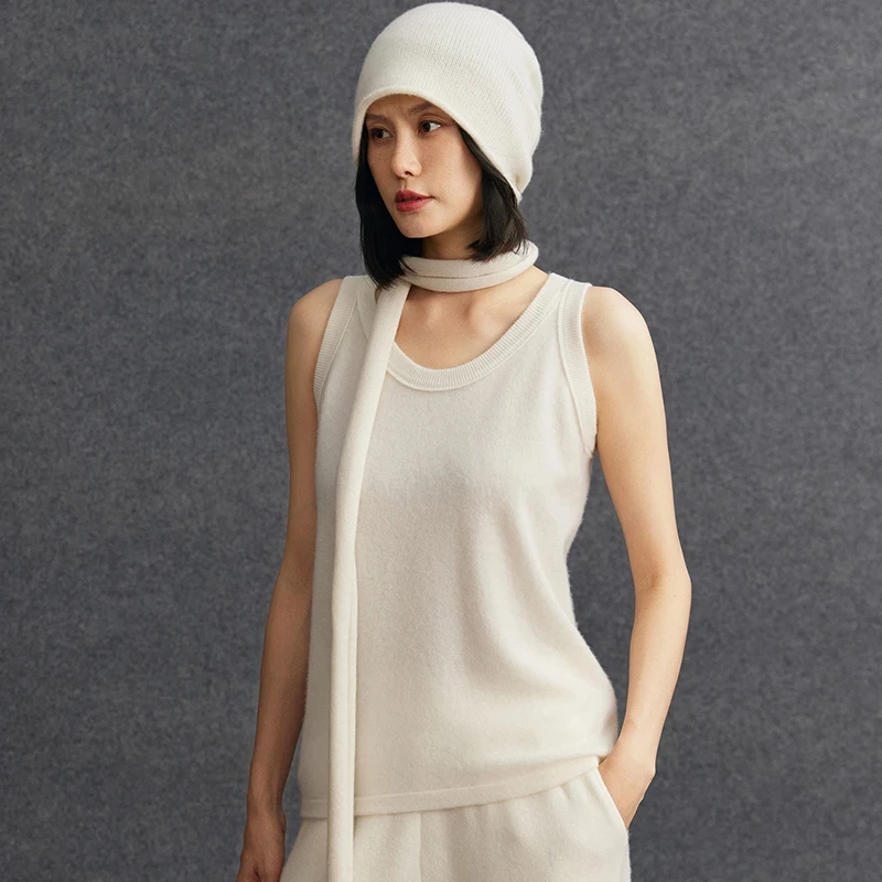 

ANGEL новый женский 100% кашемировый жилет, повседневный простой стильный свитер без рукавов, весенне-осенний кашемировый трикотаж, мягкий удобный жилет, топы