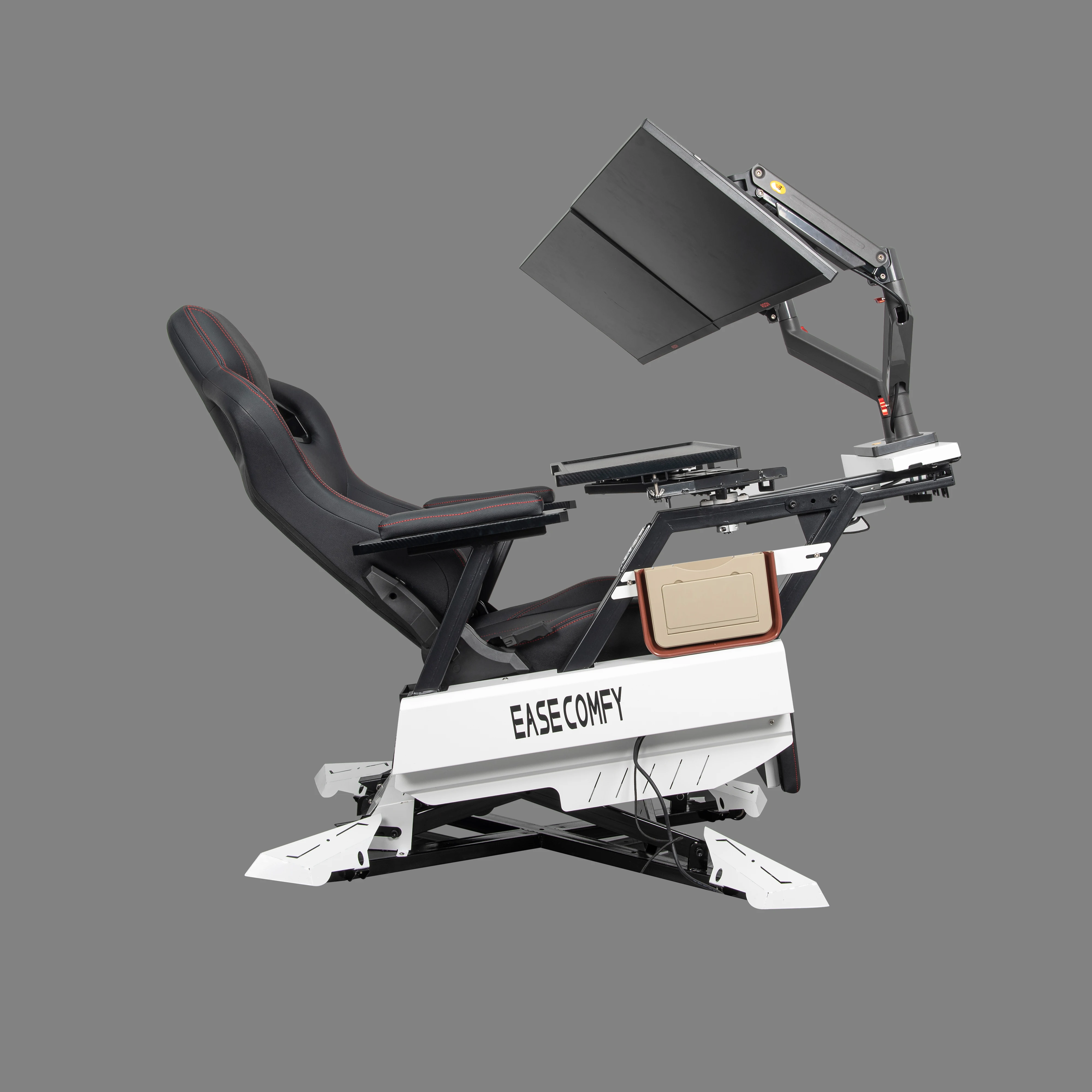 IMPERATOR WORKS Cheapest Recline Workstation Chair Computer Cockpit for 2 Monitors Gaming Rig Scoprion Chair Like Ease Pod
