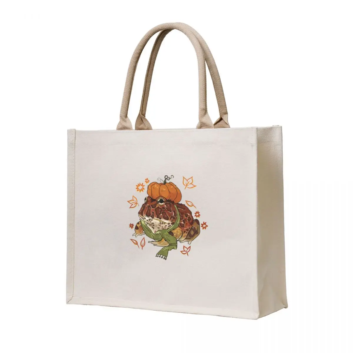 

Pumpkin Frog Tote Bag sacs de shopping Gift bag Women's shopping bag