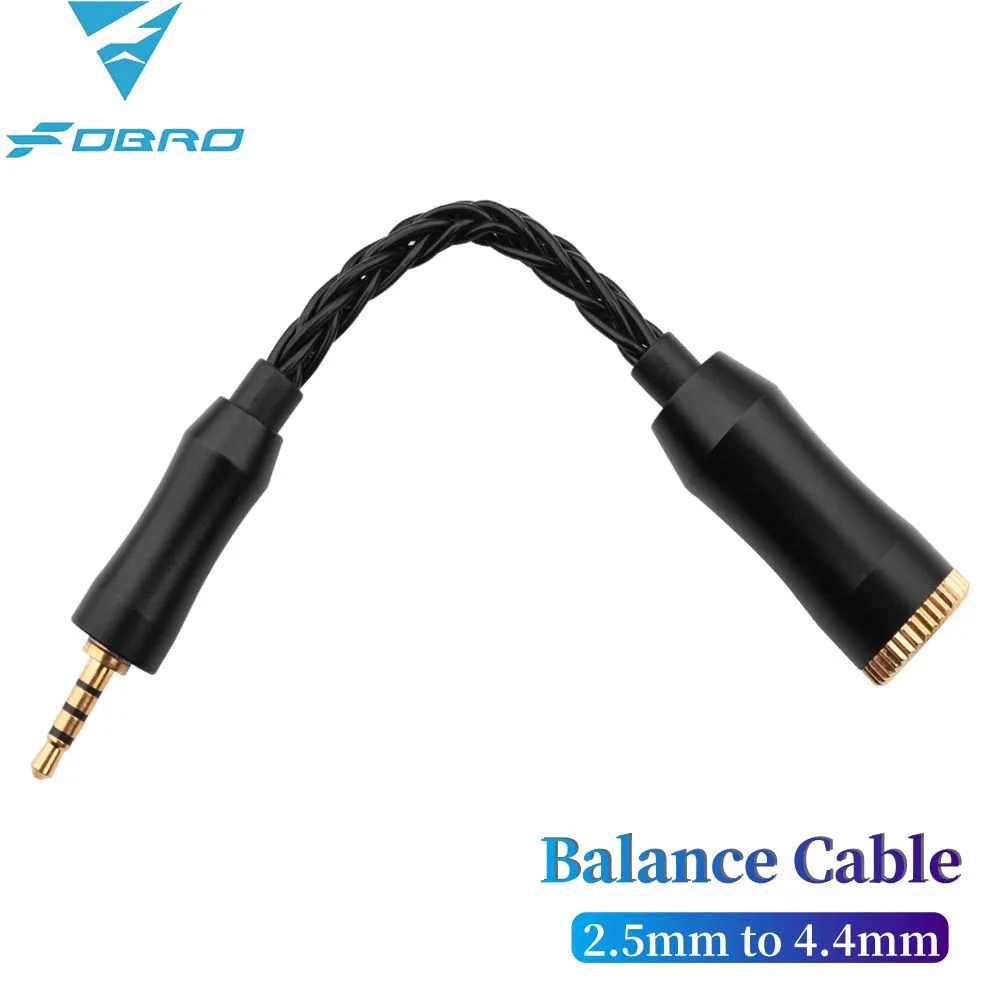 2.5mm Balanced Male To 4.4mm Stereo Female Adapter Cable For NW‑ZX507 DMP‑Z1 NW‑ZX300A NW‑WM1Z Headphone Cable Adapter