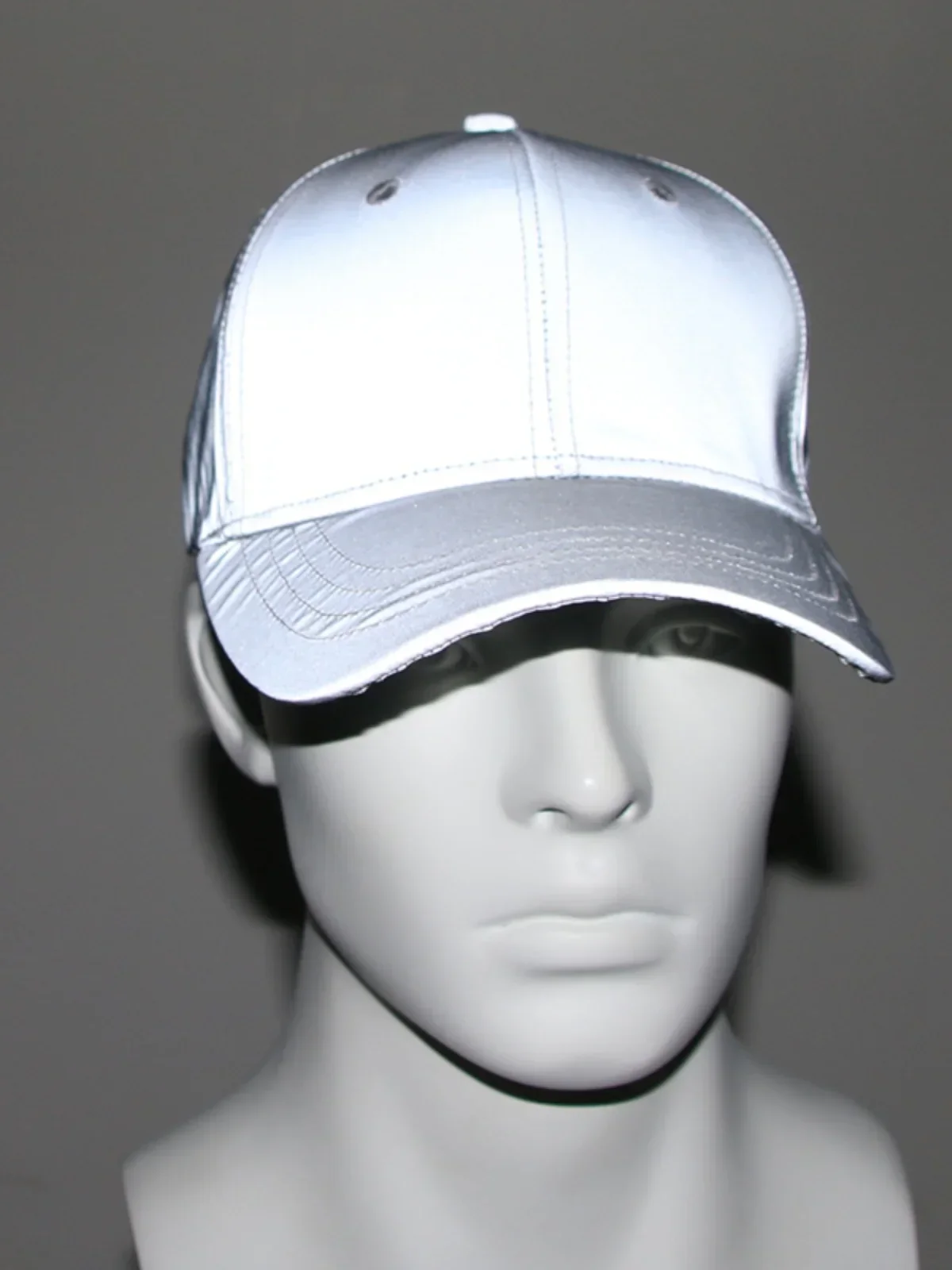 3M reflective cap hard top hip hop hat night baseball cap men's and women's sports and leisure cap sun hat