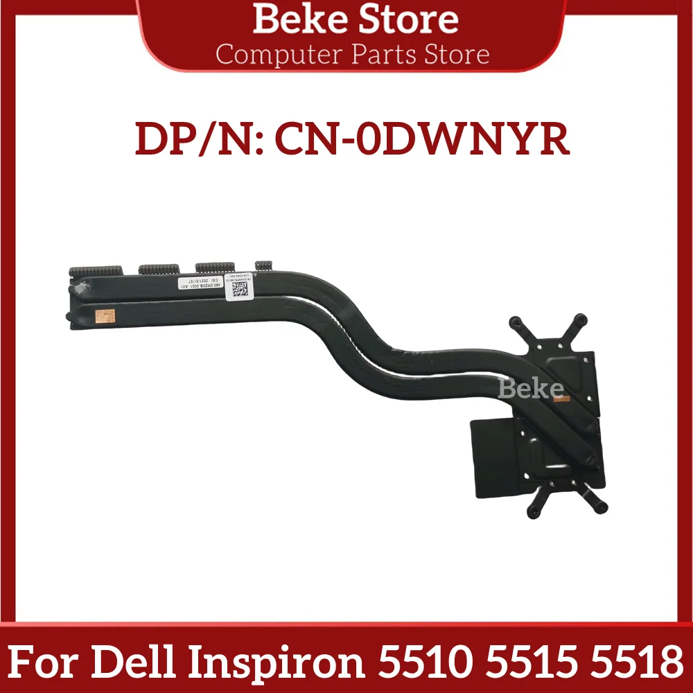 Beke New Original For DELL Inspiron 5510 5515 5518 Laptop Radiator Copper Tube Heatsink 0DWNYR DWNYR CN-0DWNYR Fast Ship