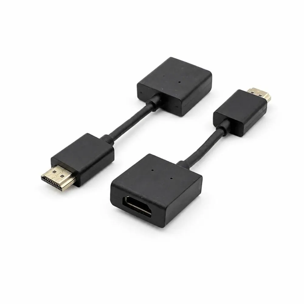 2PCS 19+1 Standard HD 2.0 HD Male To Female Extension Cable Support 4K High Resolution Adjustable Flexible Connector