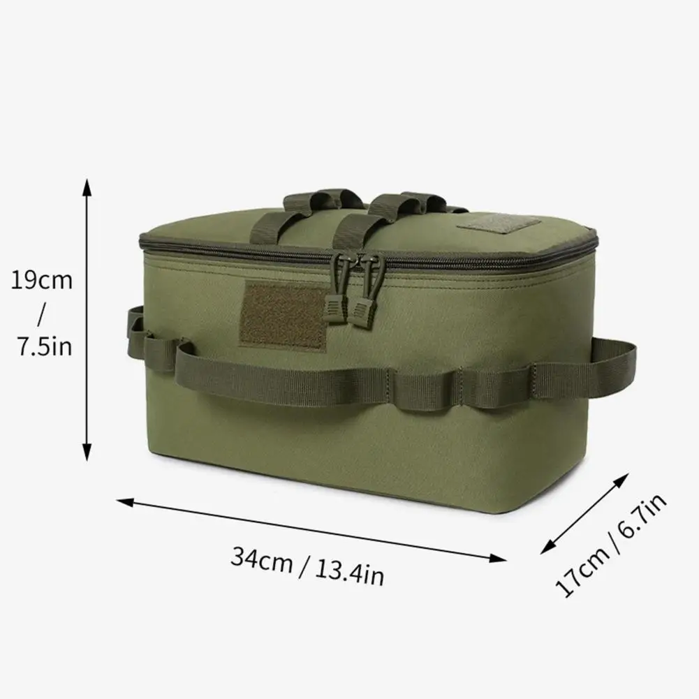 حقيبة تخييم كبيرة حقيبة واق من المطر للسفر في الهواء الطلق منظم تجهيزات المطابخ مقاوم للماء حقيبة حمل رياضية للنزهة والتخييم والمشي لمسافات طويلة