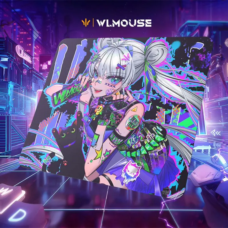 

New WLMouse Graffiti Series Mousepad FPS Limited Mouse Pad 490x420x4mm Smooth Mousepads PC Gamers Custom Gaming Graffiti Gift