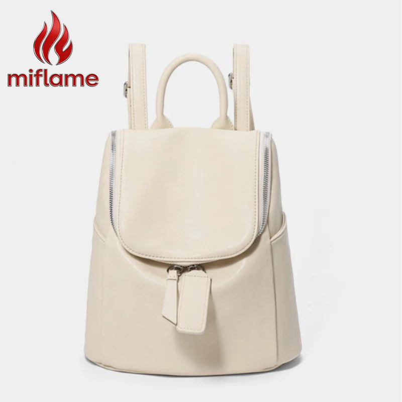 

Women's Genuine Leather Backpack Large Capacity Convertible Crossbody Lightweight Vintage Travel Commute