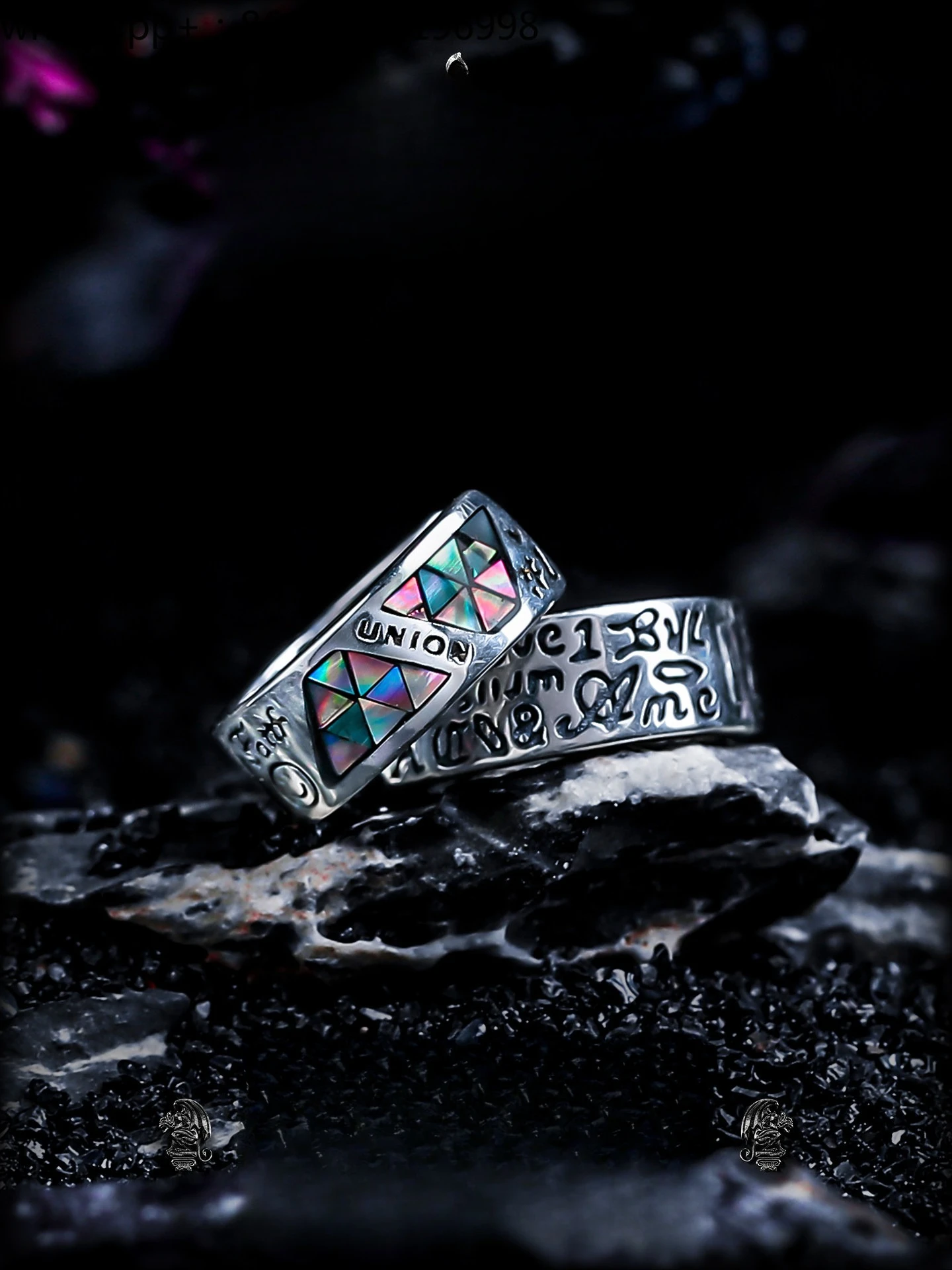 [Empty Fantasy] Niche Original 925 Silver Stud Earrings for Men's Advanced Sense of Individuality Earrings To Raise Ear Holes