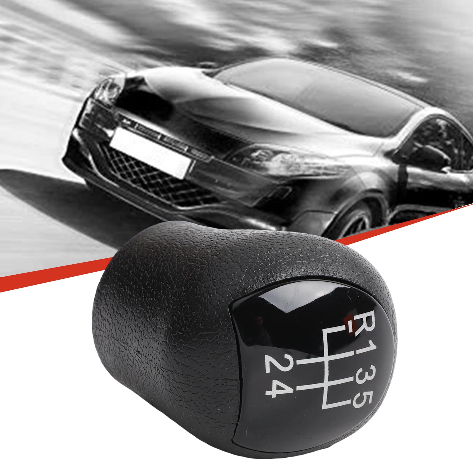Replacement Gear Shift Knob for Car Lever Shifter Compatible with For Twingo For Clio II Logan ABS Material Design