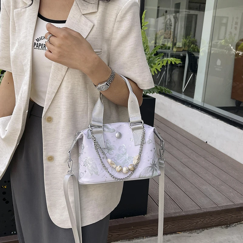 حقيبة كتف أنيقة للنساء من الجلد بتصميم كلاسيكي فاخر وحقيبة يد كروس للمدينة الحديثة الأنيقة #5