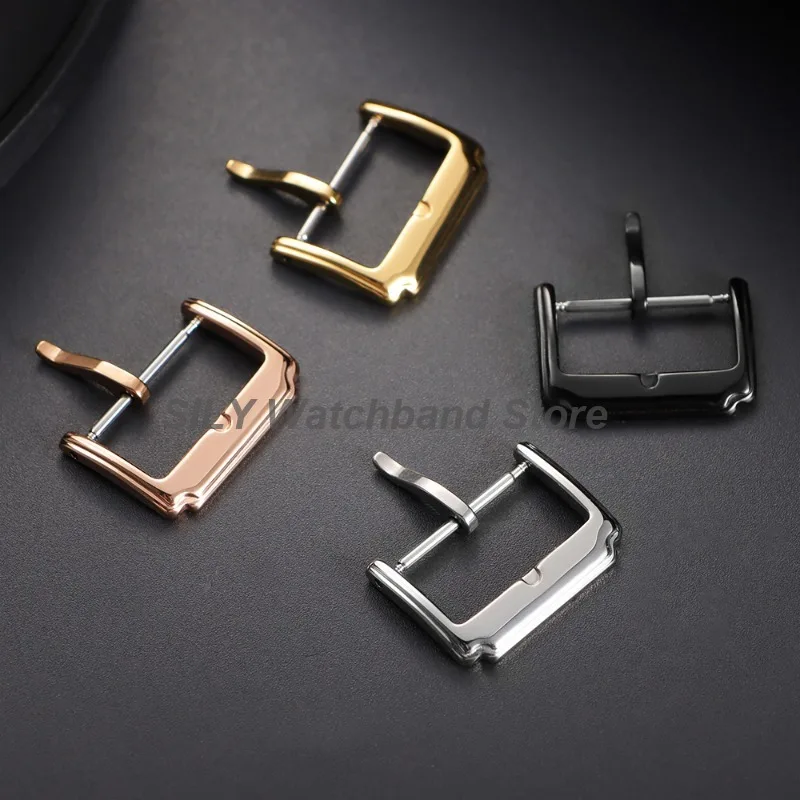 حزام الساعات دبوس مشبك مشبك ساعة الفولاذ المقاوم للصدأ ساعة زر 18 مللي متر 20 مللي متر 22 مللي متر مشبك ساعة حزام الساعات دبوس المشبك اكسسوارات #3