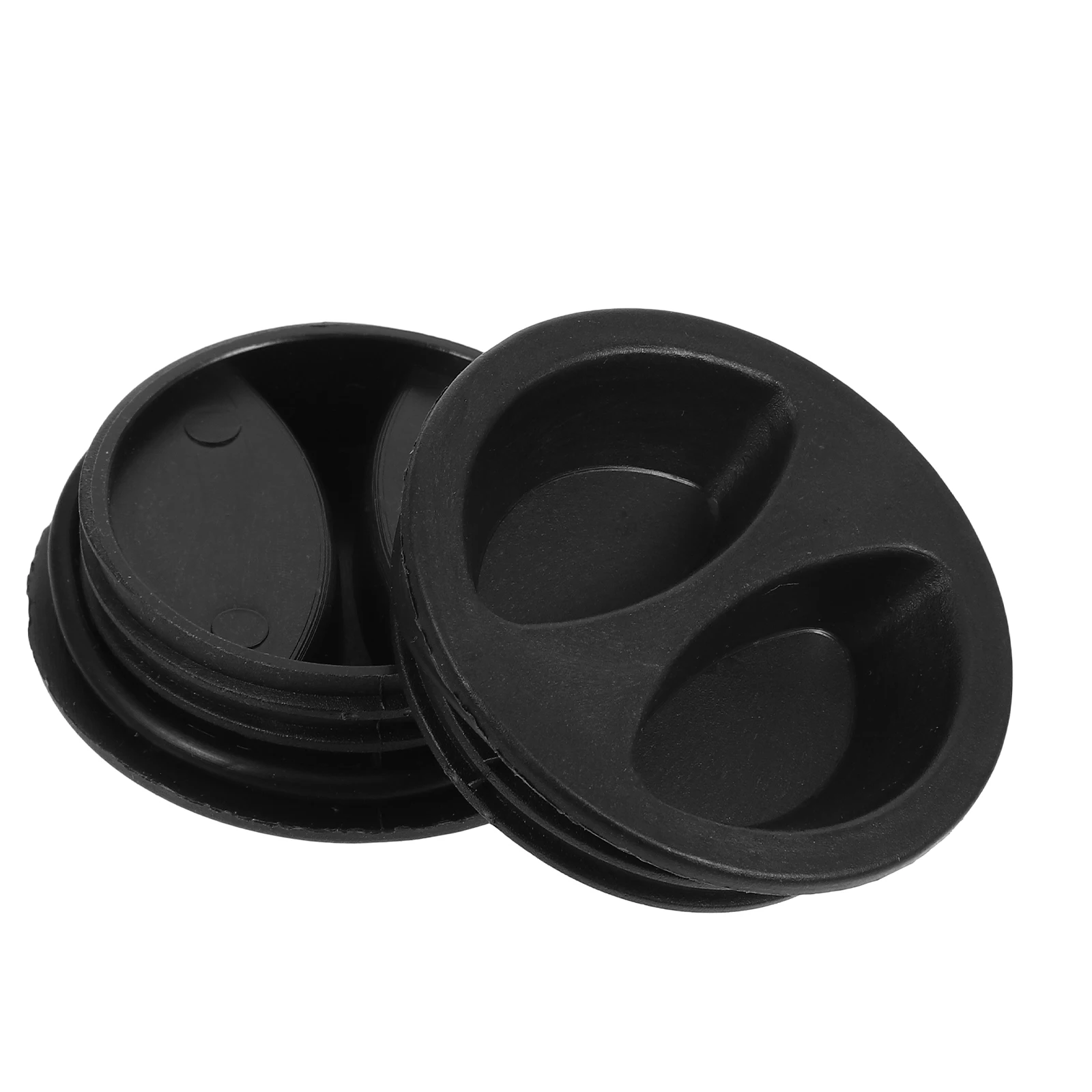 

2 Pcs Parasol Base Cover Outdoor Umbrella Water Filled Lid Plastic Bottle Cap Weight Leakproof Stopper Warm Plug Travel