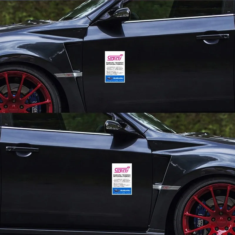 ملصقات الزجاج الأمامي للسيارة ملصق تشبث ثابت تعديل الديكور لسوبارو STI WRX فورستر امبريزا ليجاسي Outback XV Tribeca