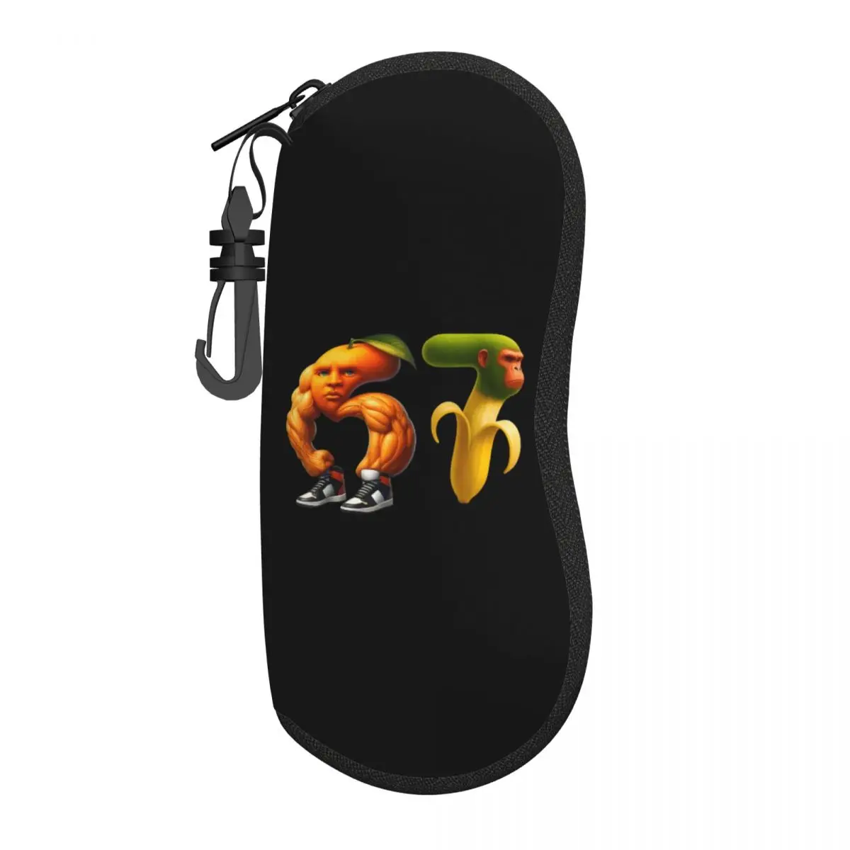 

67 Six Seven Italian Brainrot Meme Glasses Case Men Women Portable Sunglasses Protector Anti-Pressure Glasses Box
