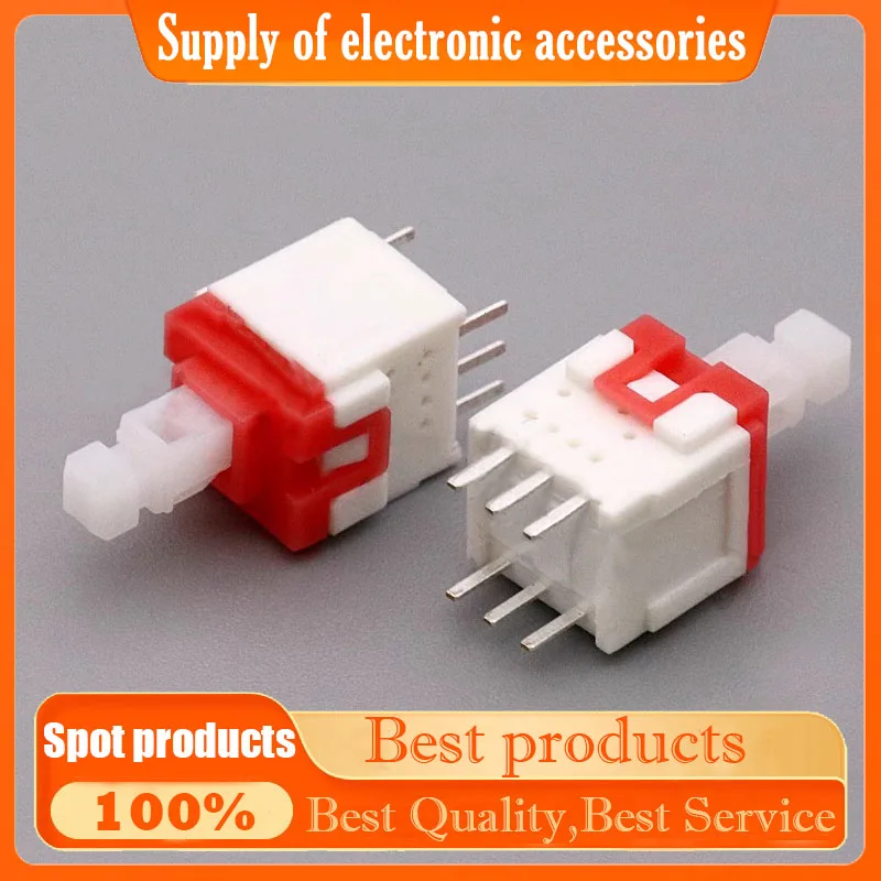 

KFC-10-100-6GZ Ключевой переключатель питания Красный 6/6-контактный 10*10 двухрядная самоблокирующаяся кнопка с высокой головкой